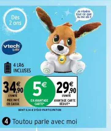 toutou parle avec moi vtech baby