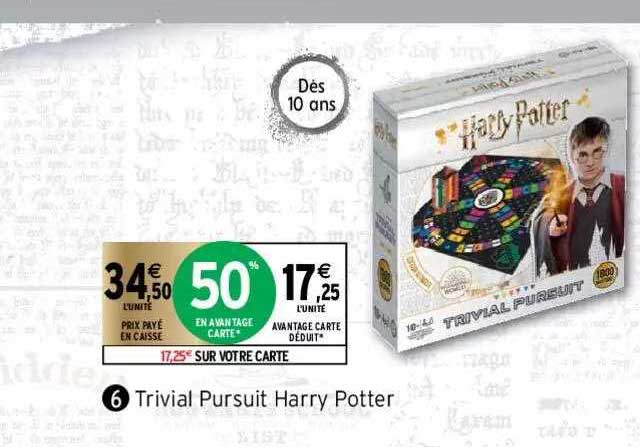 trivial pursuit harry potter