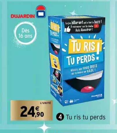 tu ris tu perds dujardin