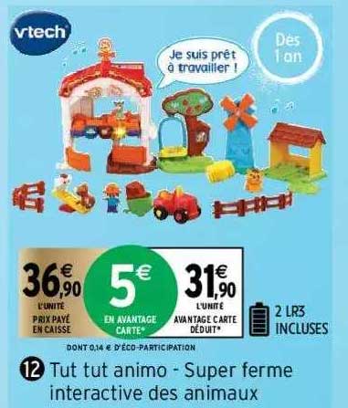 tut tut animo - super ferme interactive des animaux