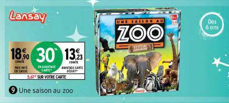 une saison au zoo lansay