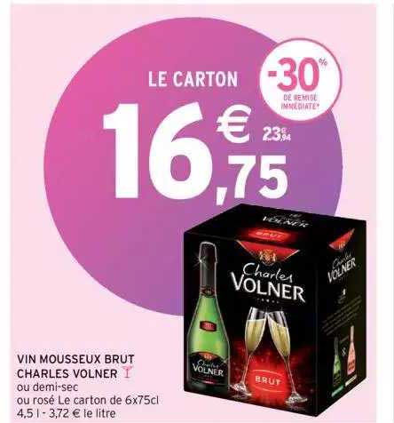vin mousseux brut charles volner