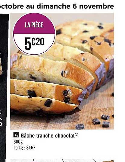 Gâche Tranche Chocolat