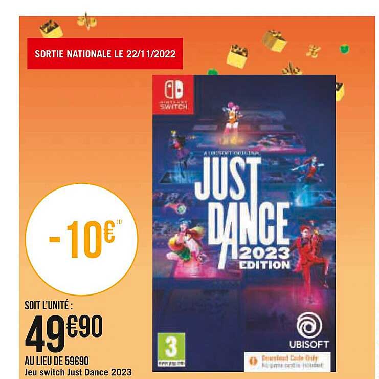 jeu switch just dance 2023