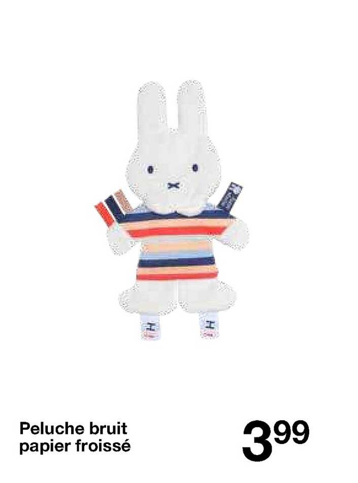 peluche bruit papier froissé