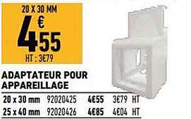 adaptateur pour appareillage