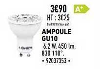 ampoule gu10