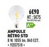 ampoule rétro std