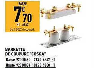 barrette de coupure "cosga"