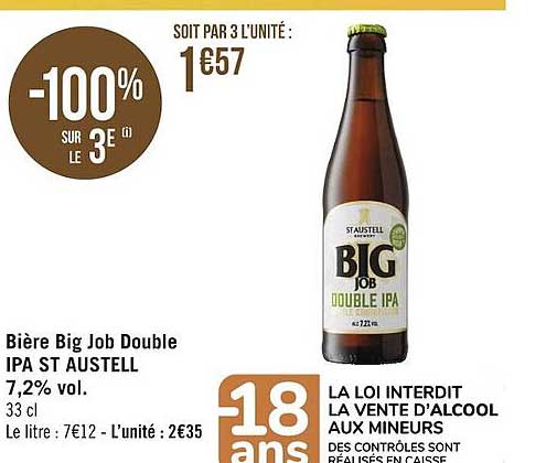 bière big job double ipa st austell