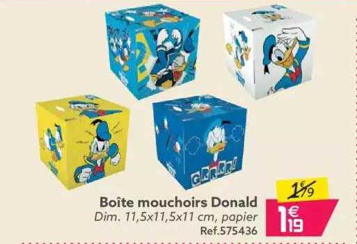 boîte mouchoirs donald