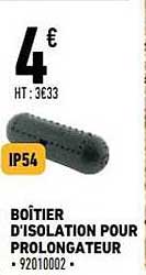 boîtier d'isolation pour prolongateur