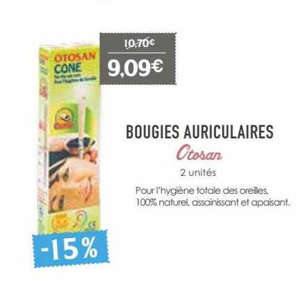 bougies auriculaires otosan