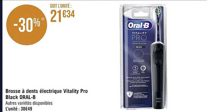 Brosse à Dents électrique Vitality Pro Black Oral-b