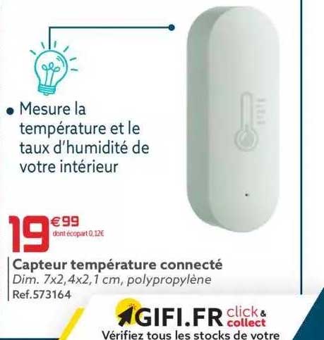 capteur température connecté