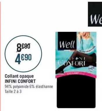 collant opaque infini confort