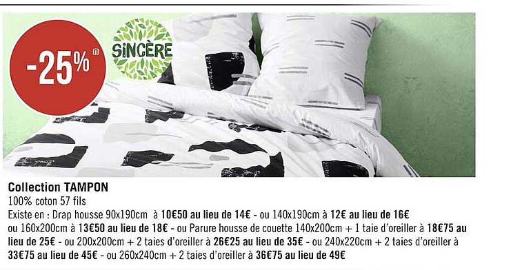 collection tampon sincère