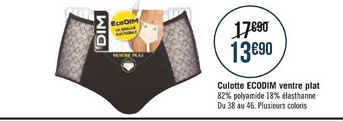 culotte ecodim ventre plat dim