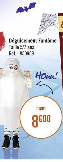 déguisement fantôme