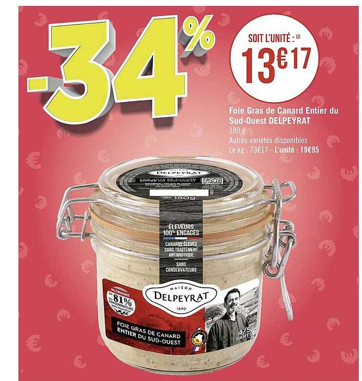 foie gras de canard entier du sud-ouest delpeyrat