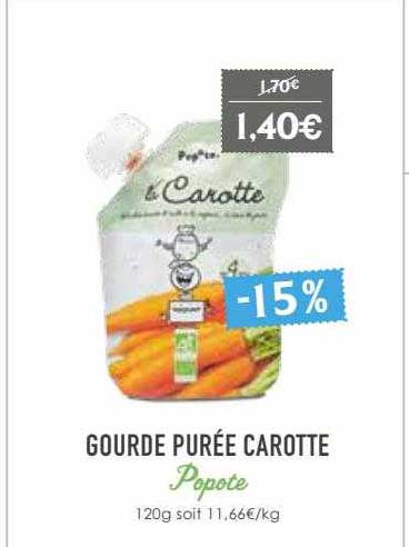 Gourde Purée Carotte Popote