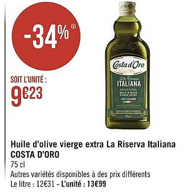 huile d'olive vierge extra la riserva italiana costa d'oro