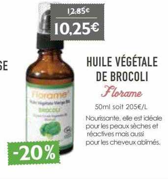 huile végétale de brocoli florame