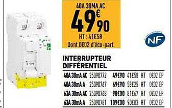 interrupteur différentiel