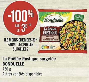 La Poêlée Rustique Surgelé Bonduelle