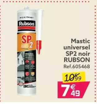 mastic universel sp2 noir rubson