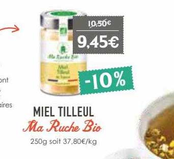 miel tilleul ma ruche bio