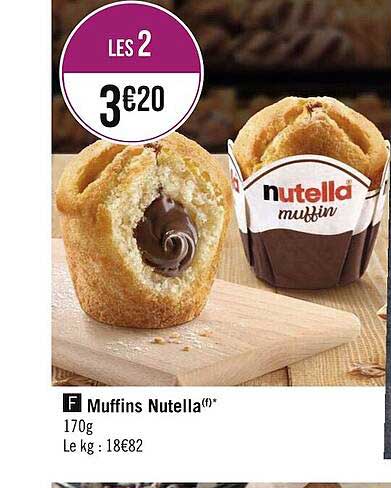 Muffins Nutella