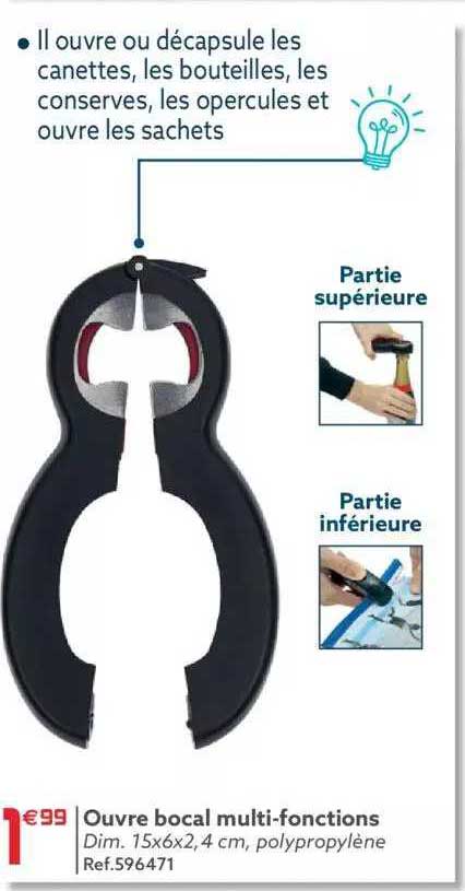 ouvre bocal multi-fonctions