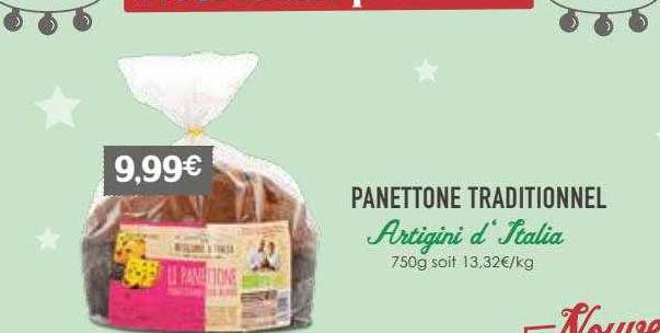 Panettone Traditionnel Artigini D'italia