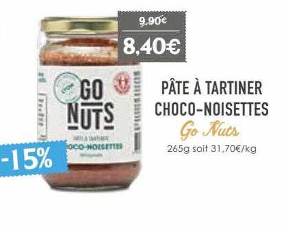 pâte à tartiner choco- noisetes go nuts
