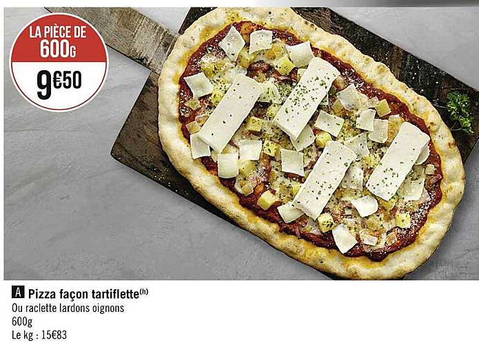 pizza façon tartiflette