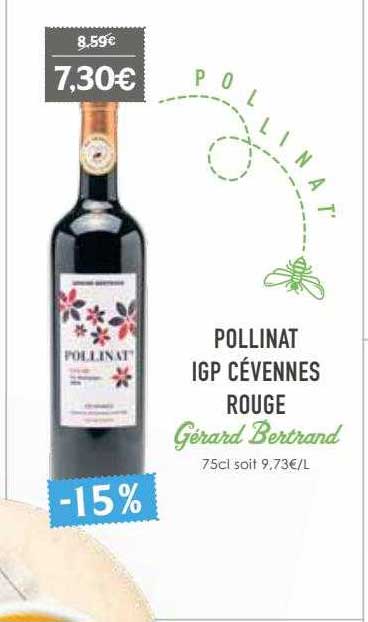 pollinat igp cévennes rouge gérard bertrand
