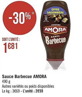Sauce Barbecue Amora