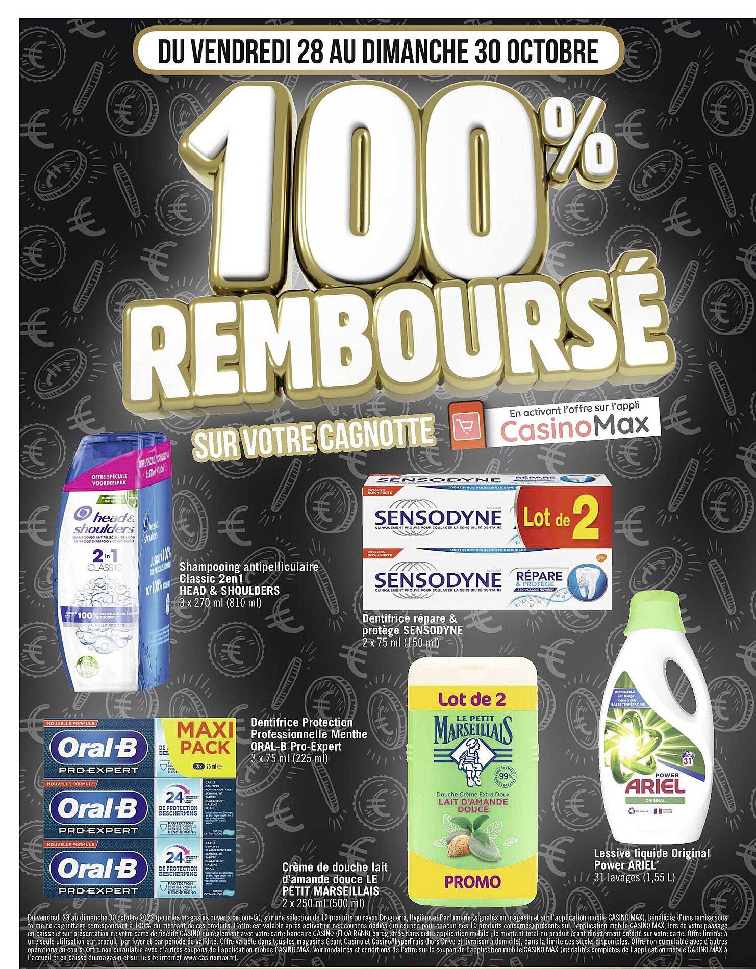 shampooing antipelliculaire classic 2 en 1 head &s shoulders, dentifrice répare & protège sensodyne, dentifrice protection professionnelle menthe oral-b pro-expert, crème de douche lait d'amande douce