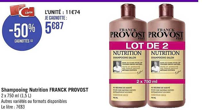 shampooing nutrition franck provost