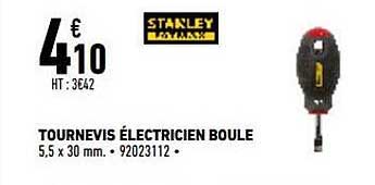 tournevis électricien boule stanley