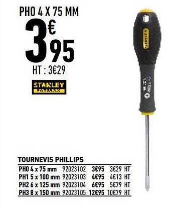 tournevis phillips stanley
