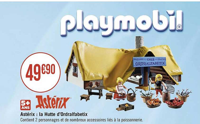 astérix : la hutte d'ordralfabetix