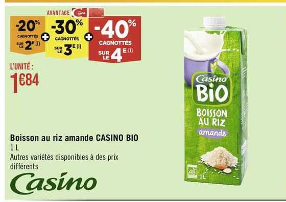 Boisson Au Riz Amande Casino Bio