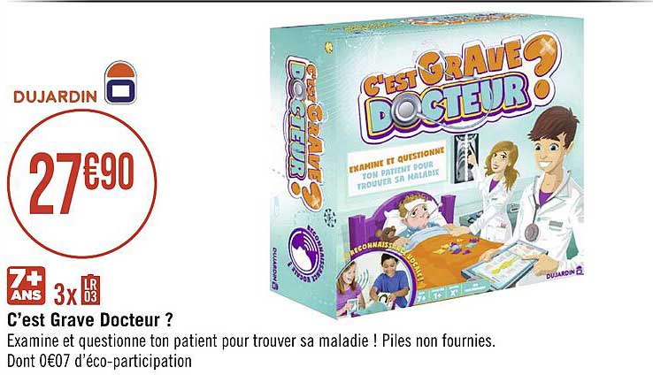 c'est grave docteur ? dujardin