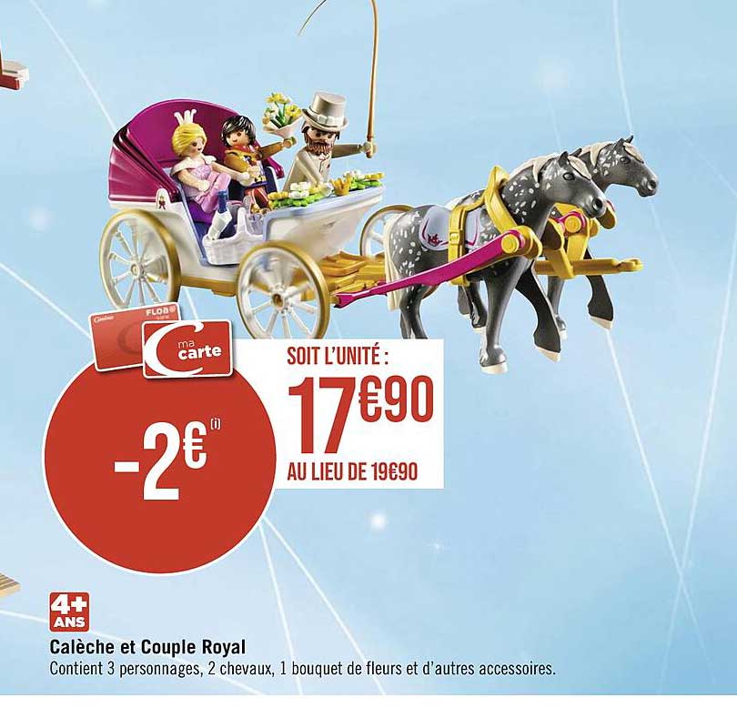 calèche et couple royal