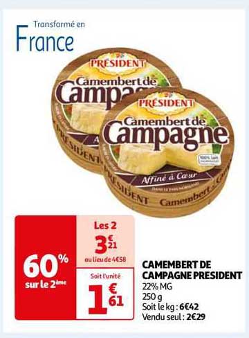 Camembert De Campagne Président