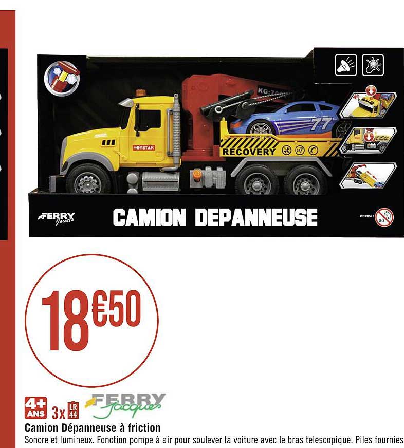 camion dépanneuse à friction ferry jacques