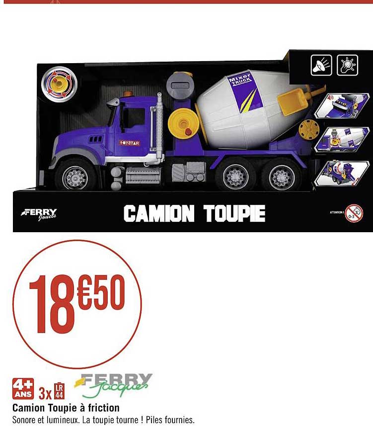 camion toupie à friction ferry jacques