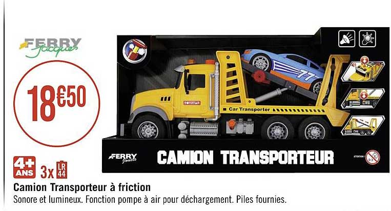 camion transporteur à friction ferry jacques